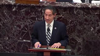 Impeachment: Trump rhetoric not protected by First Amendment, Raskin says