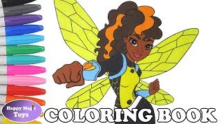 Dc Super Hero Girls Bumblebee Coloring Book Pages Dc Superhero Girls Coloring Pages Kids Art