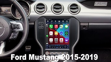 Ford Mustang radio upgrade 2015 2016 2017 2018 2019 Android stereo replacement wireless carplay