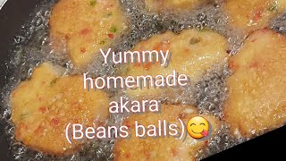 Nigeria Akara (Beans balls) || Homemade ||Easy and quick