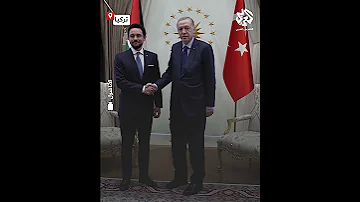 شاهد استقبال الرئيس التركي رجب طيب أردوغان لولي العهد الأردني الأمير الحسين بن عبد الله في أنقرة 