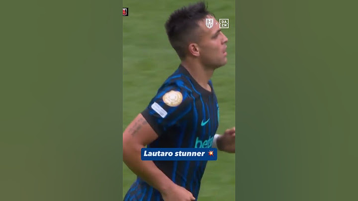 Lautaro Martínez with the acrobatic finish 💫