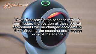 Desktop barcode scanner