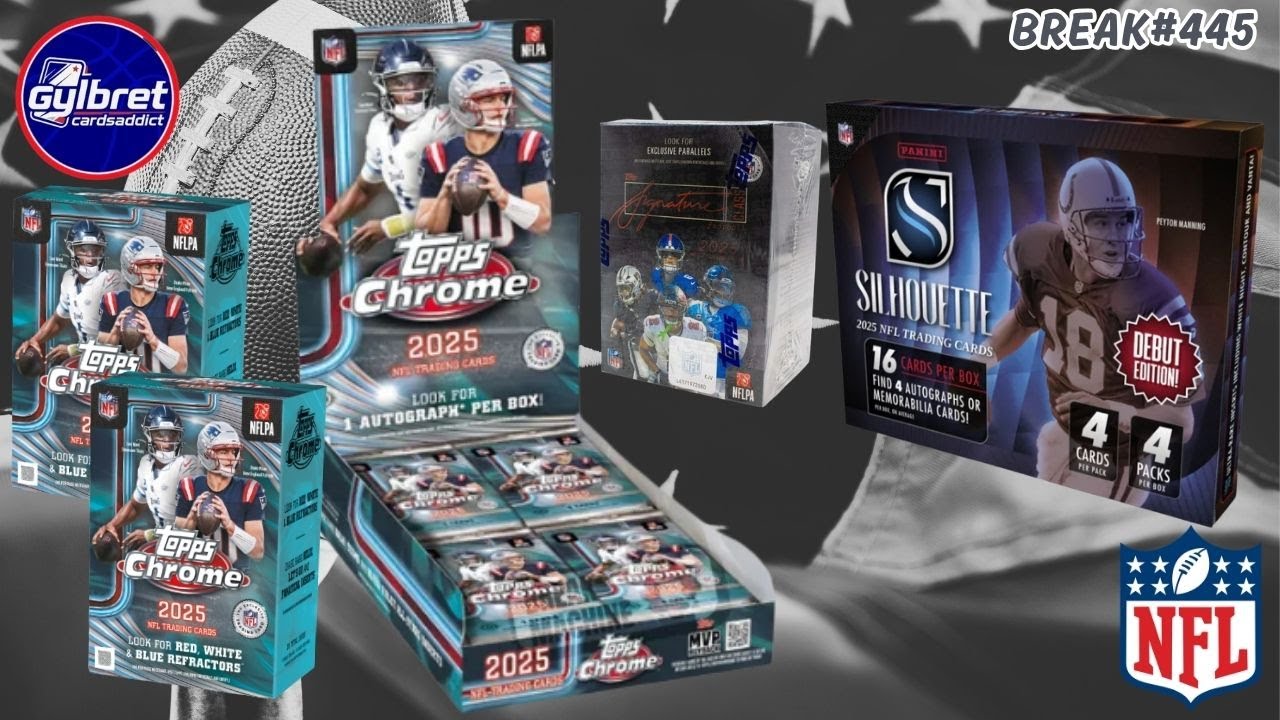 🏈  NFL Topps Chrome ou Panini Silhouette et nouveauté signature Class (#445)