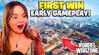 FIRST WIN on the NEW VONDEL WARZONE MAP! (EARLY Season 4 Gameplay)