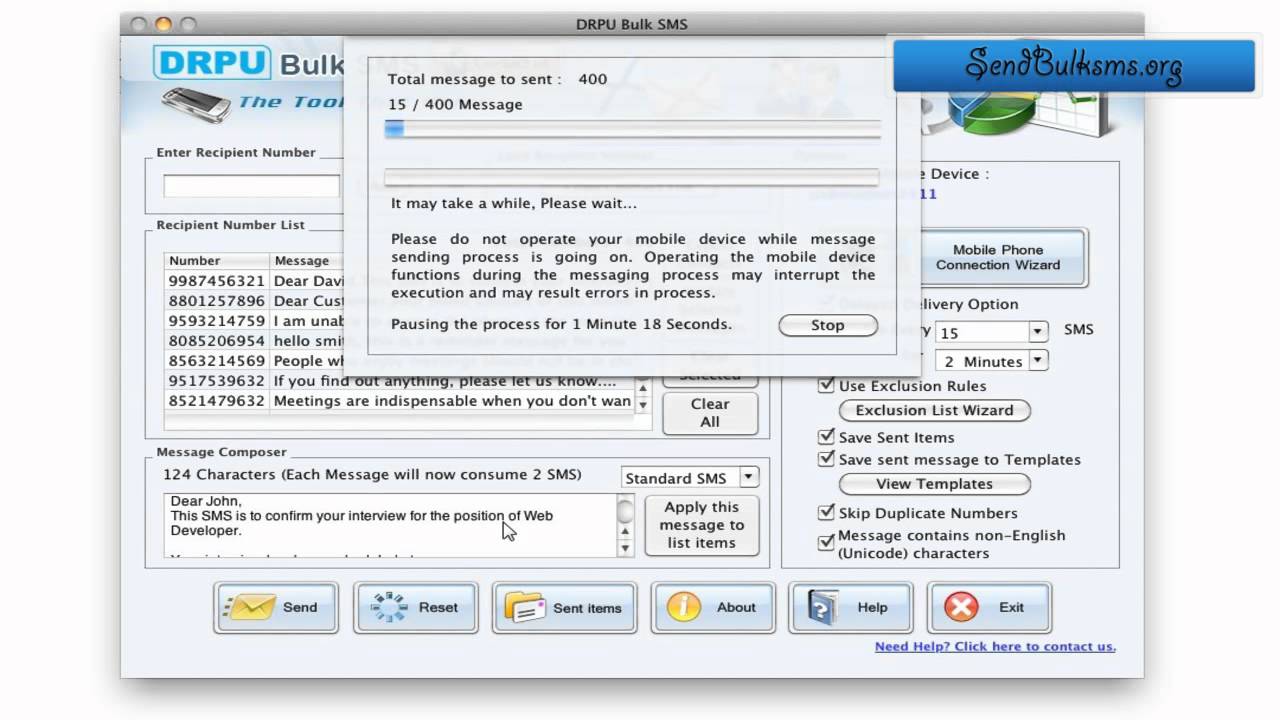 Free Bulk Sms Software For Mac