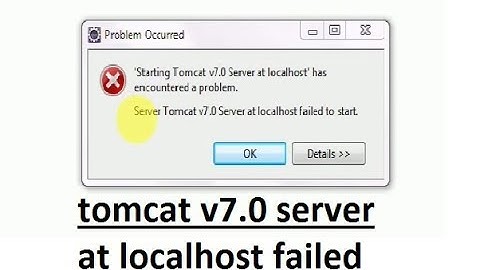 Servlet program :Tomcat server failed in localhost