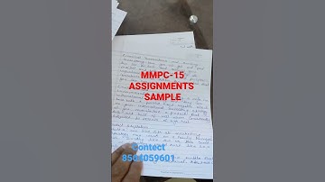 IGNOU MBA HANDWRITTEN HARDCOPY ASSIGNMENTS👍👍