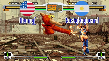 FT10 @svcsplus: Manny[ (US) vs RustyKeyboard (AR) [SNK vs Capcom svc Fightcade] Nov 28