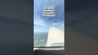 When Flying Finally Clicks ✈️😂 #aviation #pilotlife #shorts