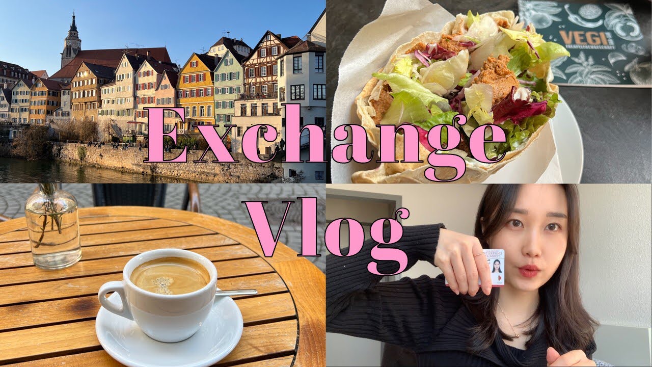 Deutschillin | 독일 튀빙겐 교환학생 vlog🇩🇪 | 집나가면 개고생이지만 오히려 좋아! | 기숙사 입사하고 쇼핑하고 장보기, 맛있는 비건 푸드, Neckar강까지