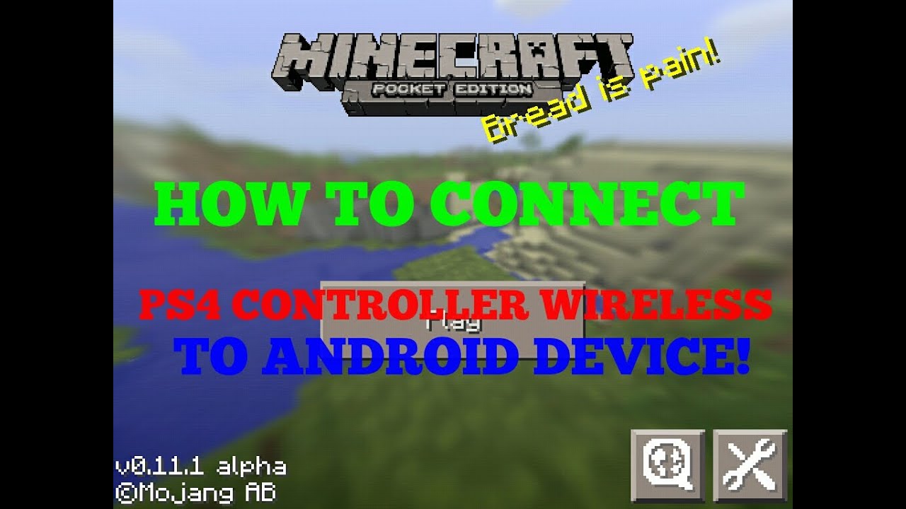 Minecraft PE: How to Connect PS4 Controller Wireless to Android Device