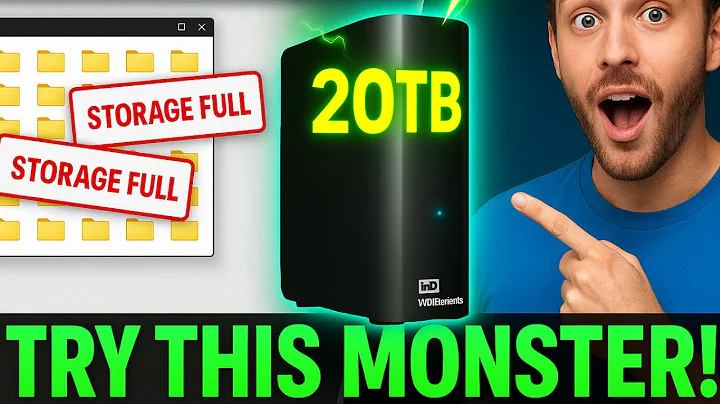 WD 20TB Storage Monster ✔️  The External Drive That Changed Everything!