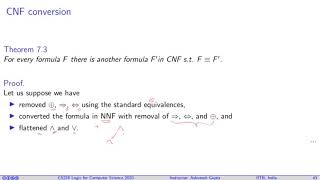 Lecture 07-1 Conjunctive normal form (CNF)