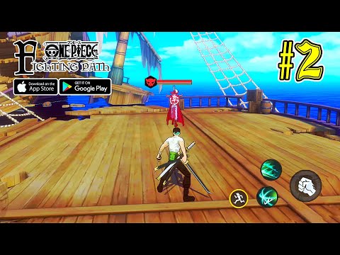 One Piece: Fighting Path - Zoro vs Mihawk Gameplay Part 2 (Android/IOS)