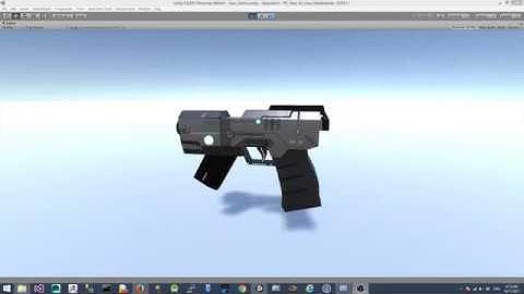 Sci-Fi Hand Gun Model Demo