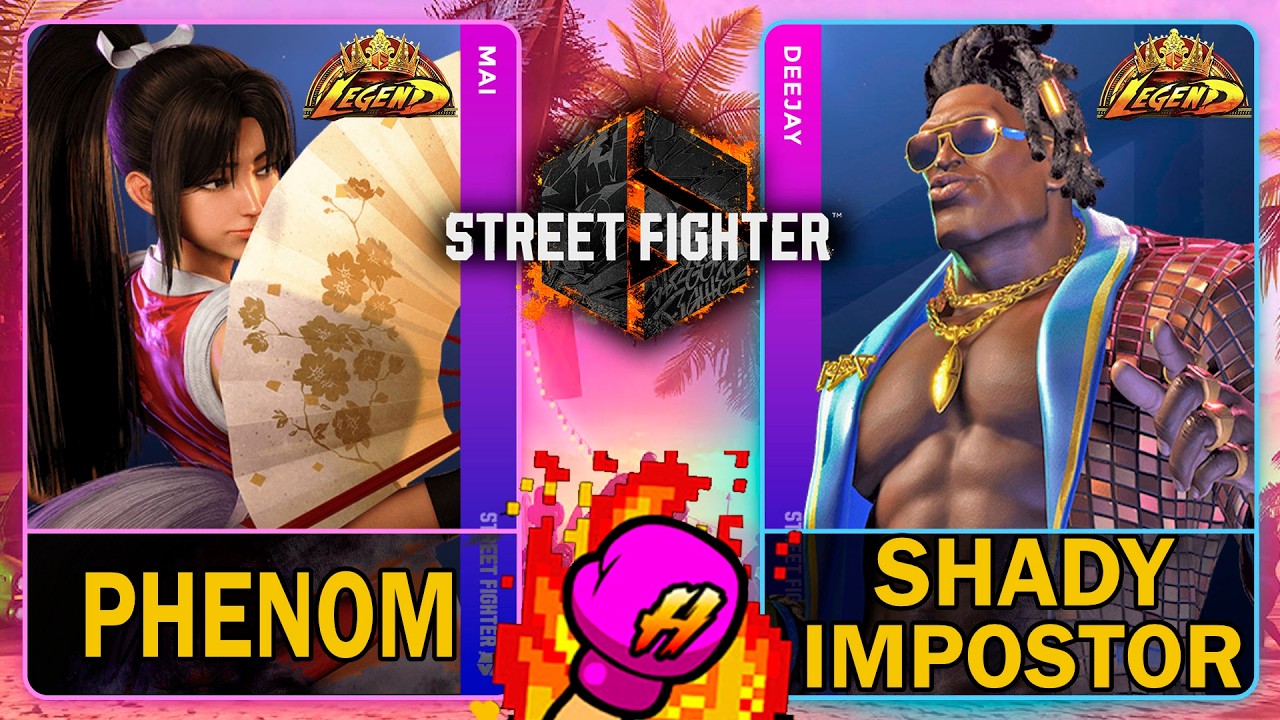 SF6 Phenom (MAI) VS Shady Impostor (DEE JAY)🥊Street Fighter 6🥊スト6🥊4K 60ᶠᵖˢ