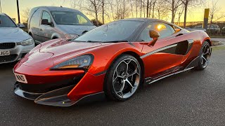 2019 McLaren 600LT in Volcano Orange detailed by BrCarDetailing using Llumar PPF and Titan Coatings