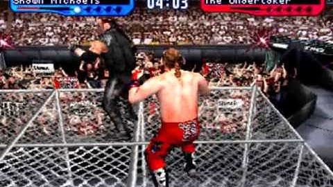 WWF SmackDown! 2: Know Your Role - Shawn Michaels vs The Undertaker - Hell in a Cell