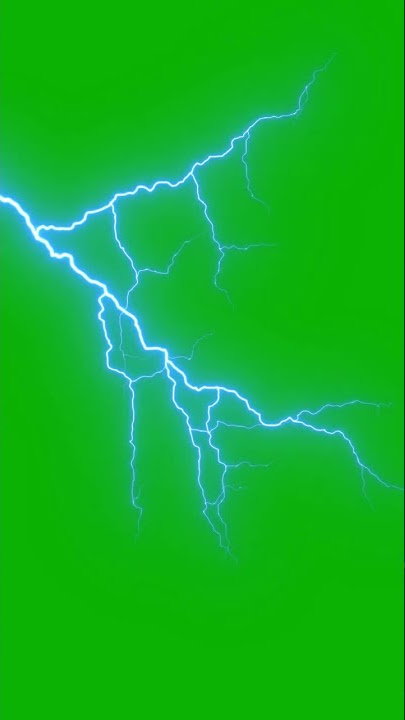 Thunder Effect On Green Screen Lightning Vfx Electricity #shortsvideo