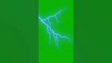Thunder Effect On Green Screen Lightning Vfx Electricity #shortsvideo