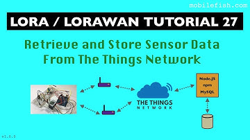 LoRa/LoRaWAN tutorial 27: Retrieve and Store Sensor Data From The Things Network