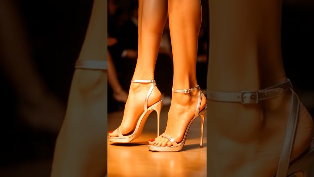 Metallic High Heel Vibe 👠  