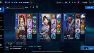 [FF7 Ever Crisis] Bahamut EX3 (First Clear) - No Kamura - No diamond sigil