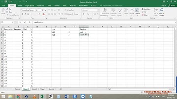 Random Selection of a sample from the given Finite population in MS-Excel