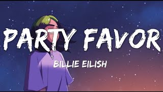 Billie eilish - party favor (lyrics) Resimi