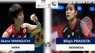 Bilqis Prasista [INA] TAKLUKKAN Akane Yamaguchi [JPN] - Thomas & Uber Cup 2022