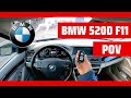 BMW 520d 2011 F11 POV | City drive | no talking