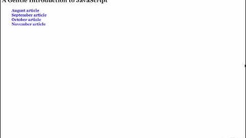 Previewing Links with AJAX Part 1