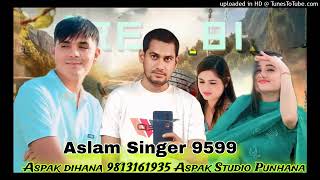 New Aslam Singer SR 9599 __ Aspak Studio Punhana __ Aspak dihana __ Aslam 3Kvideo Zamidar Topic #srh
