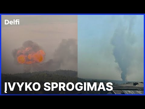 Взрыв газа в Литве