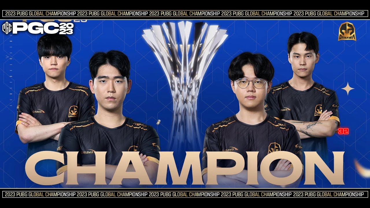 세계대회 우승했습니다. 세계최고의 팀 다나와!! - 2023 PGC 우승팀 다나와이스포츠