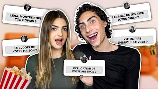 NOTRE PIRE HONTE? EXPLICATIONS? COPAIN DE LENA? NOTRE PIRE EMBROUILLE? - Ask x Mukbang