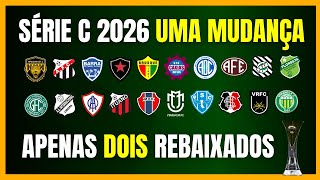 SERIES C 2026 | REGULATION CHANGE | ONLY 2 TEAMS WILL BE RELEGATED screenshot 1