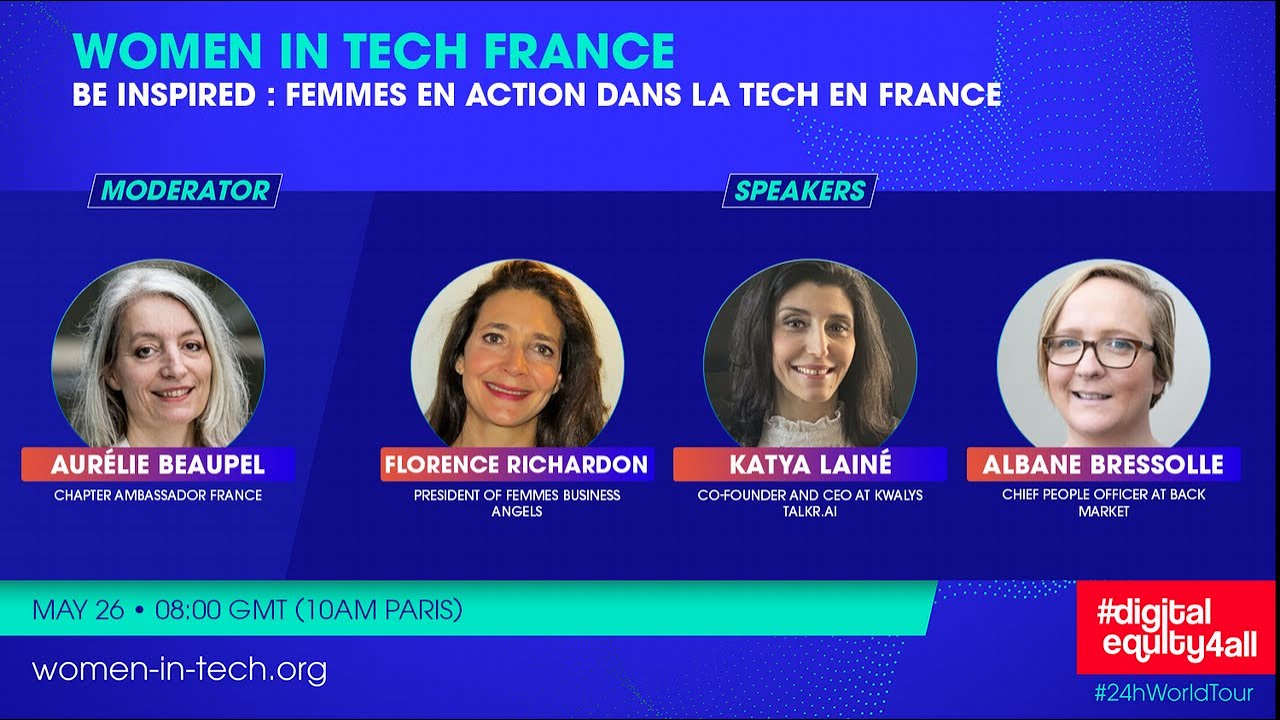 Women in Tech France - 24h World Tour - YouTube