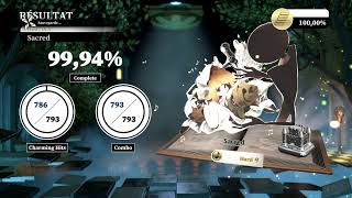 Sacred [Hard Lv9] Full Combo - Deemo Reborn