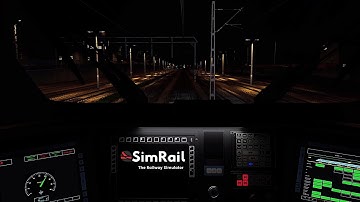 SimRail | 🌃 Little clip of SimRail in the dark 🌃 | #simrail