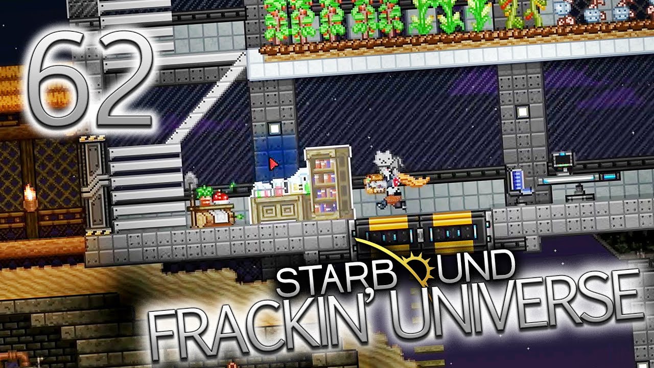 Starbound Frackin' Universe (Part 62) Building the Lab [PC Gameplay