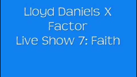 Lloyd Daniels - The X Factor 2009 - Live Show 7: Faith