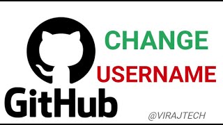 how to change github username || how to change username of github account