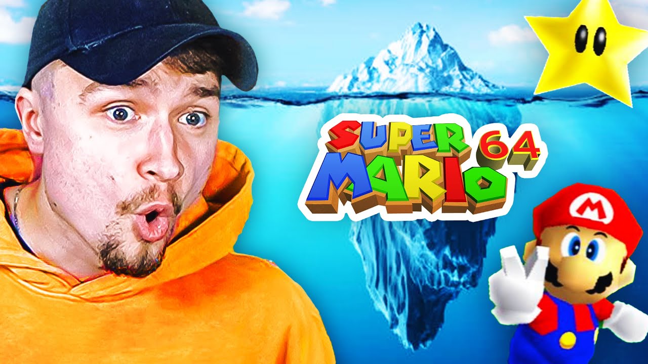 Wie TIEF geht der Super Mario 64 EISBERG? - Dävid Reaktion