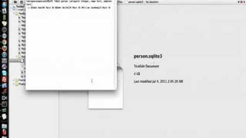 Creating a SQLite Database in iPhone App