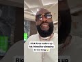Rick Ross wakes up his friend 🤣