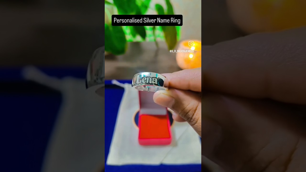 𝗣𝗲𝗿𝘀𝗼𝗻𝗮𝗹𝗶𝘀𝗲𝗱 𝗦𝗶𝗹𝘃𝗲𝗿 𝗡𝗮𝗺𝗲 𝗥𝗶𝗻𝗴𝘀💍🌟 𝟵𝟮𝟱 𝘀𝗶𝗹𝘃𝗲𝗿 