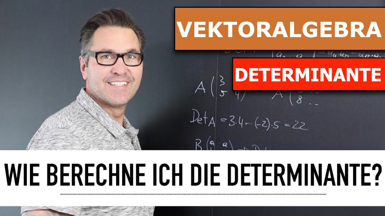 Wie berechne ich die Determinante? Determinante der Koeffizientenmatrix quadratische Matrix
