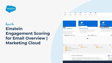 Einstein Engagement Scoring for Email Overview | Marketing Cloud